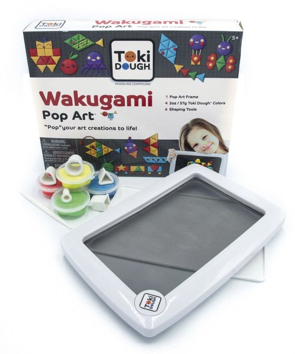Knetform-Set Toki Dough Wakugami Pop Art Kreativ Knete (11-tlg)