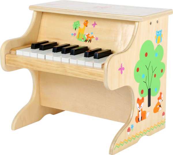 Holz Kinder Klavier Natur  Motiv Fuchs