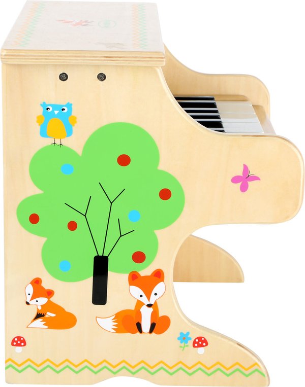 Holz Kinder Klavier Natur  Motiv Fuchs