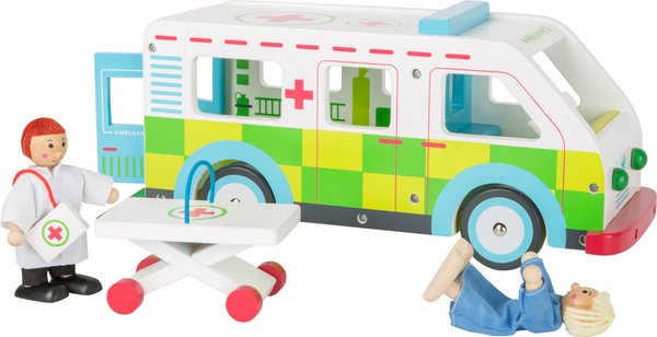 Krankenwagen Spielwelt aus Holz