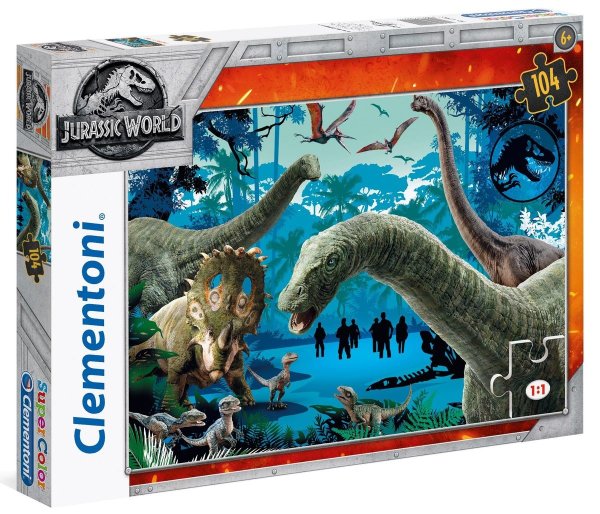 Clementoni supercolor Puzzle "Jurassic World" 104 Teile