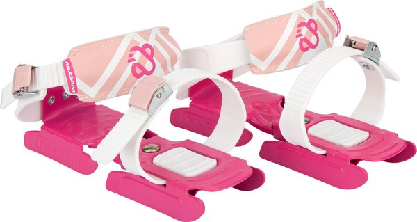 Nijdam Gleitschuhe Eisläufer für Kinder verstellbare Größe 24-34 pink