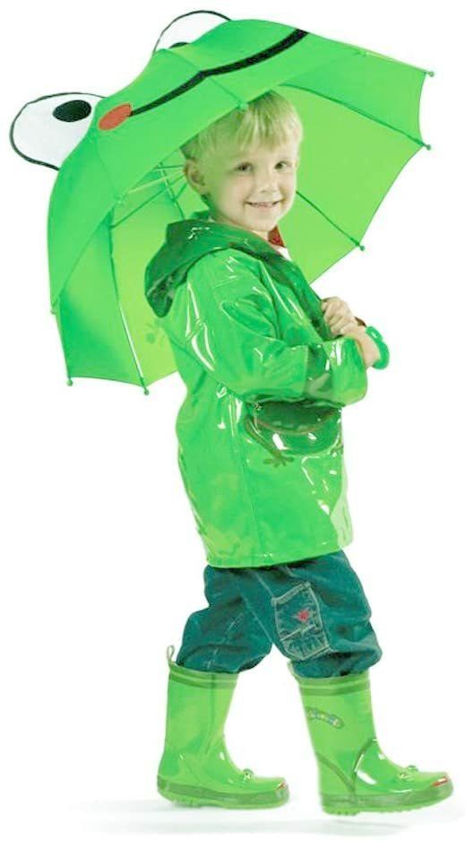 Kinder 3D Regenschirm FROSCH