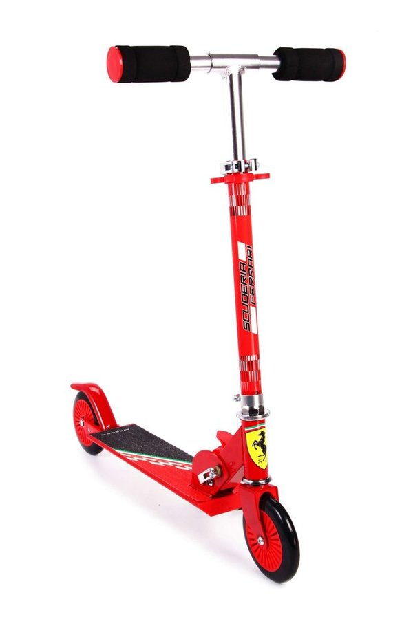 Ferrari® Kinderscooter Roller Höhenverstellbar