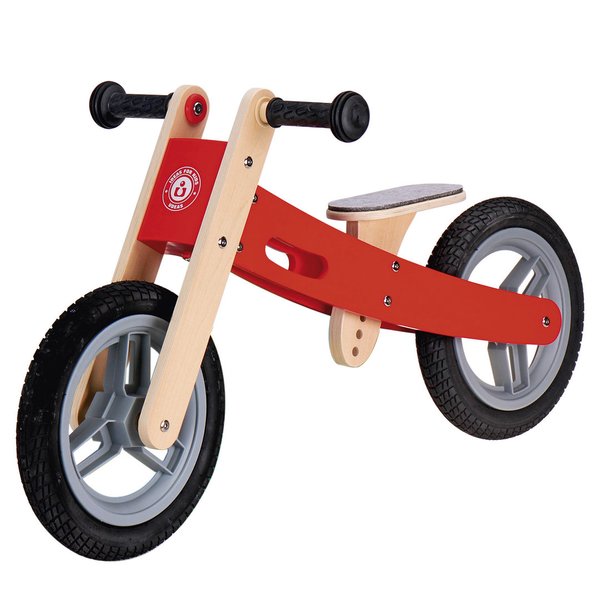 Balance Bike rot Kinder Holzlaufrad Multifunktional  Alter 3+